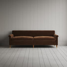 Front View of Idler 4 seater sofa in Classic Corduroy Tobacco