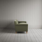 Side profile of Idler 4 seater sofa in Intelligent Velvet Green Tea
