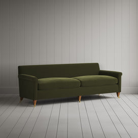 Idler 4 seater sofa in Intelligent Velvet Juniper