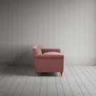 Side profile of Idler 4 seater sofa in Intelligent Velvet Rose