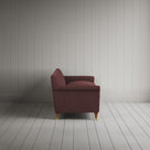 Side profile of Idler 4 seater sofa in Laidback Linen Damson
