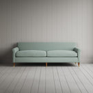 Front view of Idler 4 seater sofa in Laidback Linen Sky