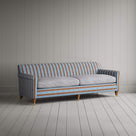 Angled view of the Regatta Blue Idler sofa by NiX