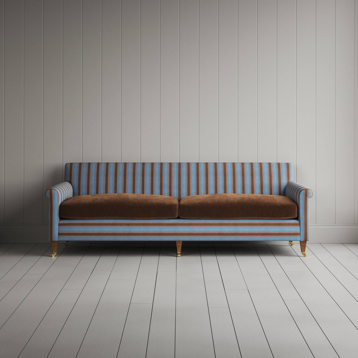Front view of the Idler 4 seater sofa by NiX