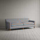 Idler 4 Seater Sofa in Regatta Cotton, Blue