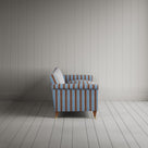 Side profile of the Regatta Blue Idler sofa by Nicola Harding
