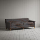 Idler 4 Seater Sofa in Regatta Cotton, Charcoal