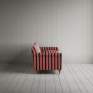 Side view of Idler 4 Seater Sofa in Regatta Cotton, Flame
