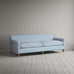 image of Idler 4 Seater Sofa in Slow Lane Cotton Linen, Blue