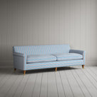 Idler 4 Seater Sofa in Slow Lane Cotton Linen, Blue