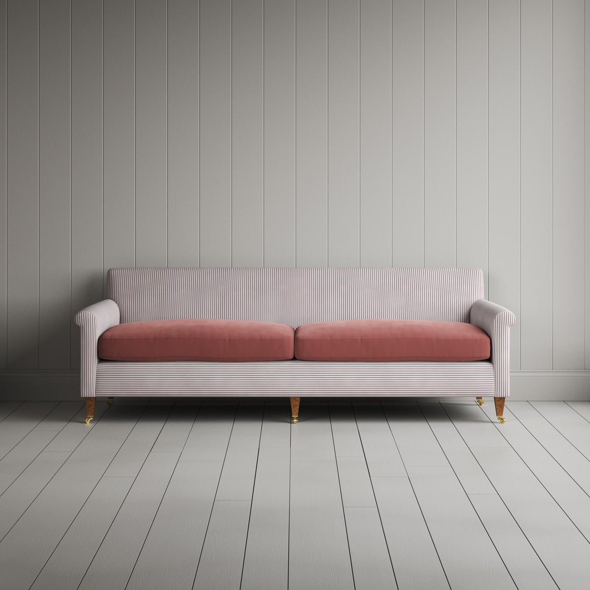 Front view of the Idler 4 seater sofa by NiX