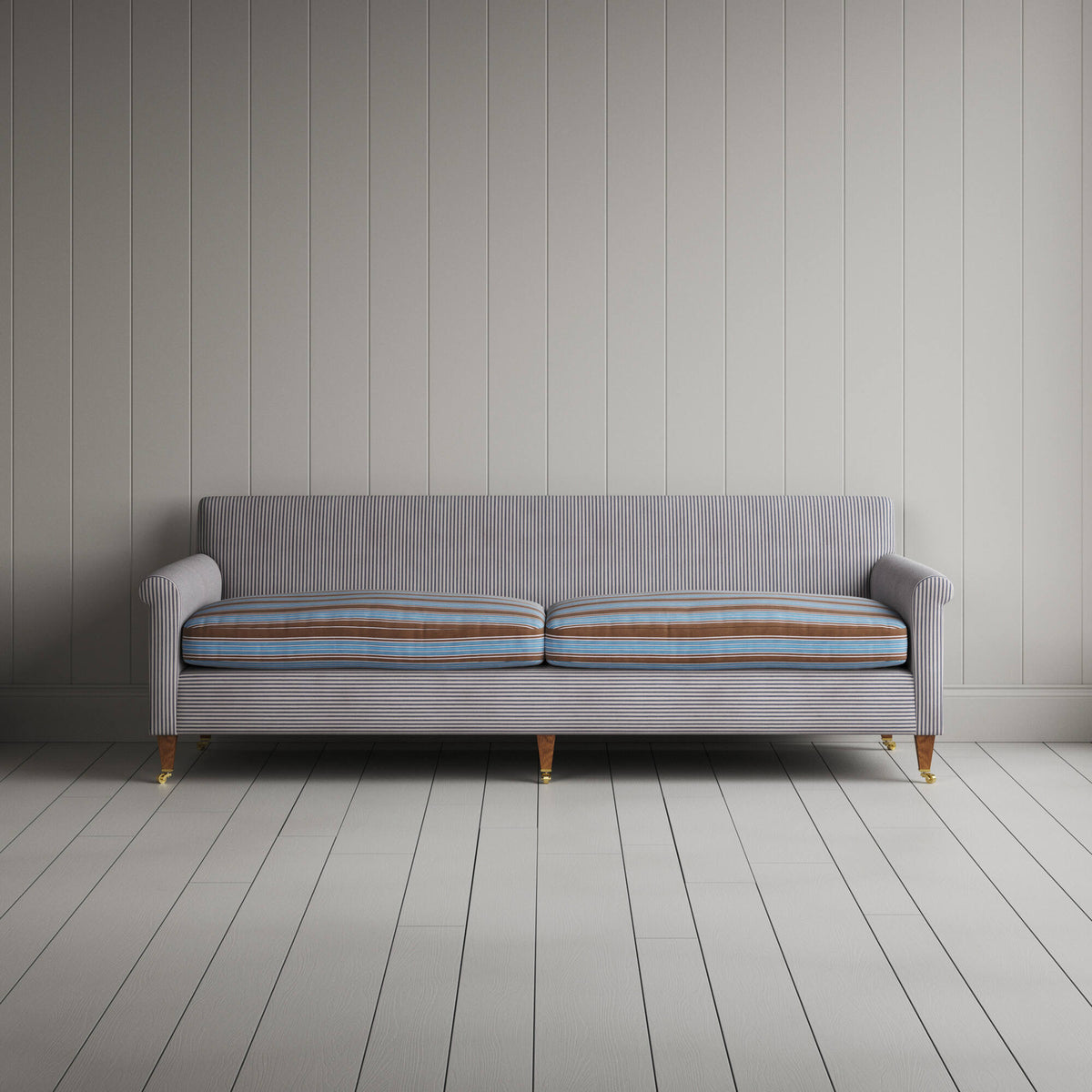 Front view of the Idler 4 seater sofa by NiX