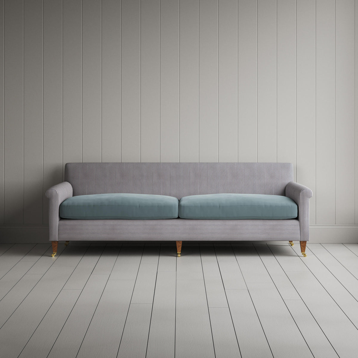 Front view of the Idler 4 seater sofa by NiX