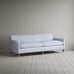 image of Idler 4 Seater Sofa in Ticking Cotton, Aqua Brown