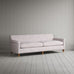 image of Idler 4 Seater Sofa in Ticking Cotton, Berry