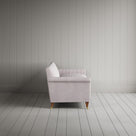 Side profile of the striped Idler sofa by Nicola Harding