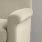 Idler 4 seater sofa in Intelligent Velvet Moonstone - Nicola Harding