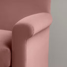 Idler 4 seater sofa in Intelligent Velvet Rose - Nicola Harding