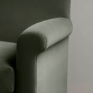 Idler 4 seater sofa in Intelligent Velvet Seaweed - Nicola Harding