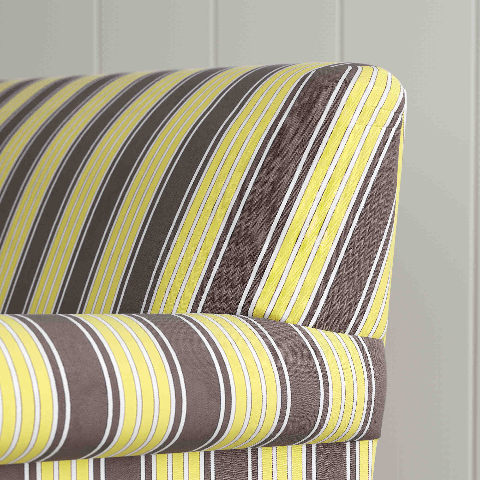  Arm Design of Curtain Call 4 Seater Sofa in Regatta Cotton, Custard 