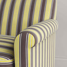 Arm Design Closeup of Idler 4 Seater Sofa in Regatta Cotton, Custard