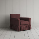 Curtain Call Armchair in Laidback Linen Damson