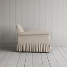 Side View of Curtain Call Armchair in Laidback Linen Dove