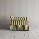 Side View of Curtain Call Armchair in Regatta Cotton, Custard