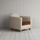 Dolittle Armchair in Laidback Linen Dove Frame and Classic Corduroy Tobacco Seat
