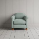 Front View of Dolittle Armchair in Laidback Linen Sky