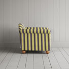 Side View of Dolittle Armchair in Regatta Cotton, Custard