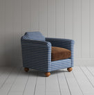 Dolittle Armchair in Well Plaid Frame and Classic Corduroy Tobacco Seat