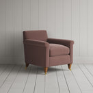 Idler Armchair in Intelligent Velvet Dusky Pink