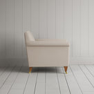Side View of Idler Armchair in Laidback Linen Dove