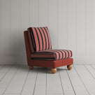 Perch Slipper Armchair in Intelligent Velvet Sienna Frame and Regatta Flame Seat