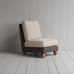 image of Perch Slipper Armchair in Regatta Charcoal Frame and Laidback Linen Dove Seat
