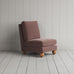 image of Perch Slipper Armchair in Intelligent Velvet Dusky Pink