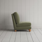 Green Velvet Slipper Chair Side View