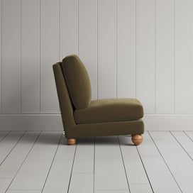 Side view of Slipper Armchair