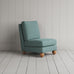 image of Perch Slipper Armchair in Laidback Linen Cerulean