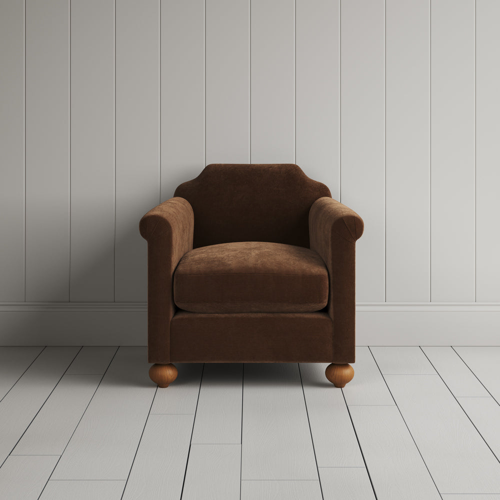  Dolittle Armchair in Classic Corduroy Tobacco - By NiX 