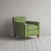 image of Idler Armchair in Colonnade Cotton, Green and Wine