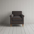 Idler Armchair in Regatta Cotton, Charcoal - Nicola Harding