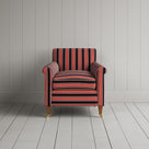 Idler Armchair in Regatta Cotton, Flame - Nicola Harding