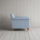Idler Armchair in Slow Lane Cotton Linen, Blue - Nicola Harding
