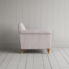 Idler Armchair in Ticking Cotton, Berry - Nicola Harding