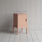 Dimensions of Bits and Bobs Bedside Table, Blush Pink, Left Hand Side. Height 70cm, Lenght & Width 40cm - NiX By Nicola Harding & Co.