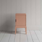 Front View of Bits and Bobs Bedside Table, Blush Pink, Right Hand Side - NiX By Nicola Harding & Co.
