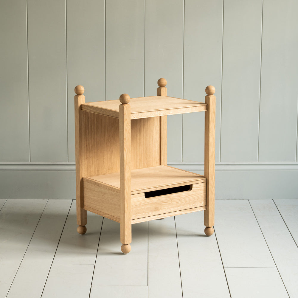  Slumber Bedside Table, Oiled Oak 