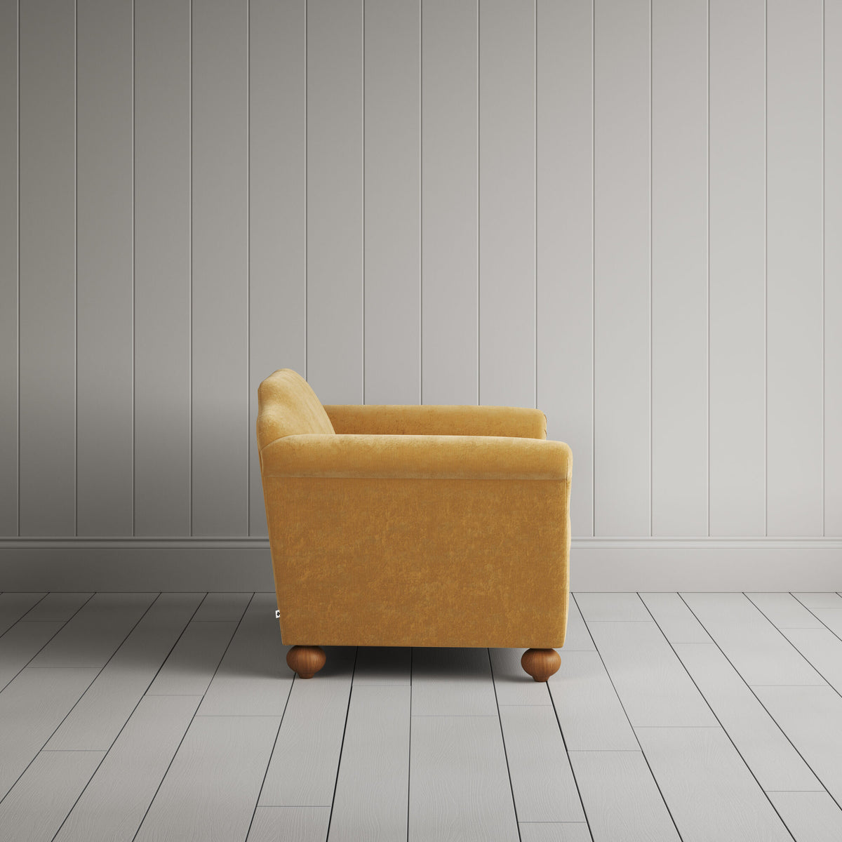 Dolittle BIG LOVE Seat in Classic Corduroy Wheat - Side Profile